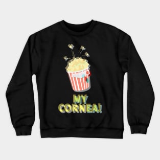 Aesthetic Popcorn | Retro | Anaglyph | Vintage 3d Glasses Crewneck Sweatshirt